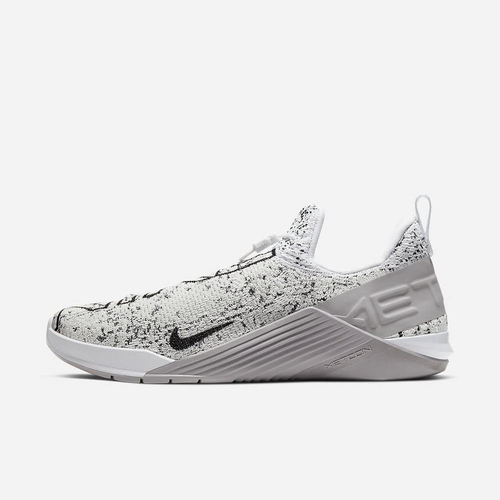 Chaussure De Crossfit Nike React Metcon Blanche 4621-380 White/Atmosphere Grey/Black Homme | ZQK-12987878